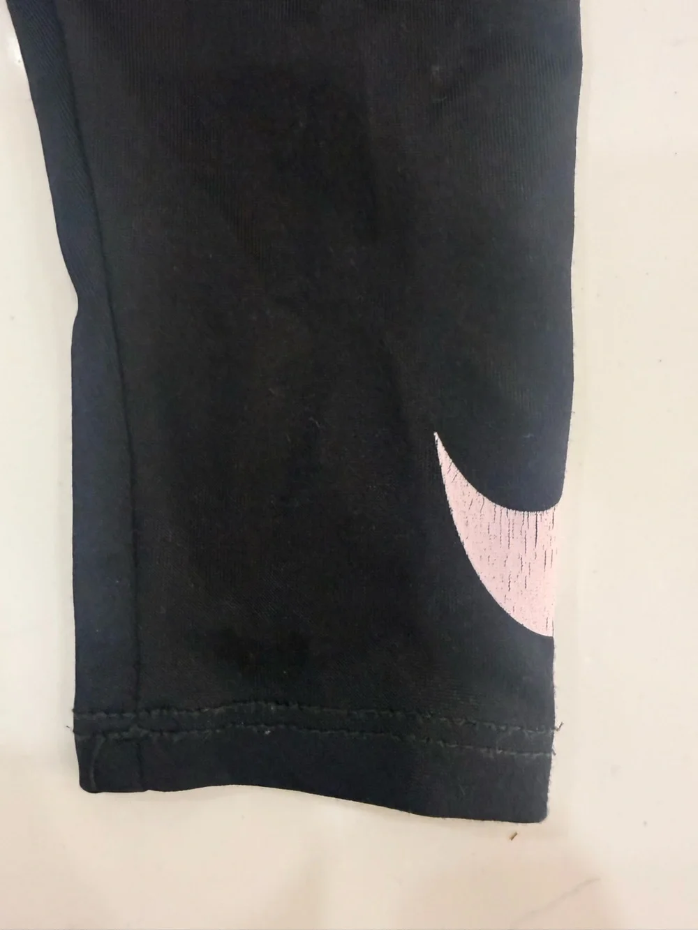 Nike Dri-FIT Baby Girls’ 9M Pink Long-Sleeve Top & Black Leggings Set